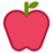 Red Apple emoji on HTC